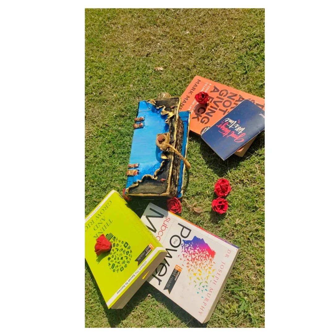 Handmade “Treasure Book” Decorative Bottle – Nautical Fantasy