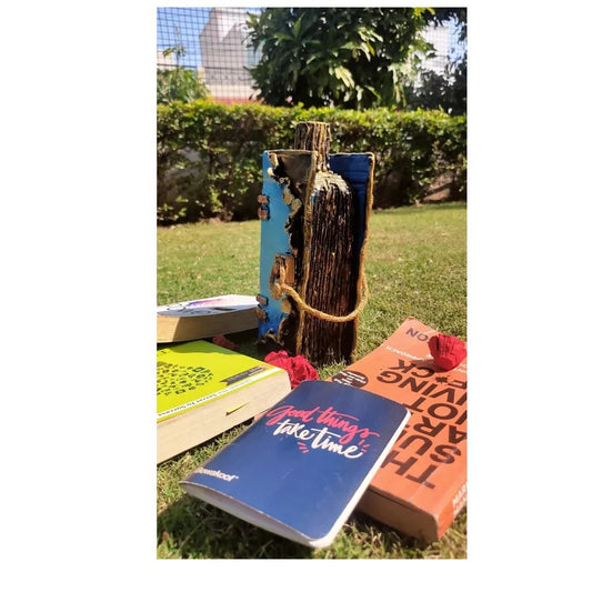 Handmade “Treasure Book” Decorative Bottle – Nautical Fantasy